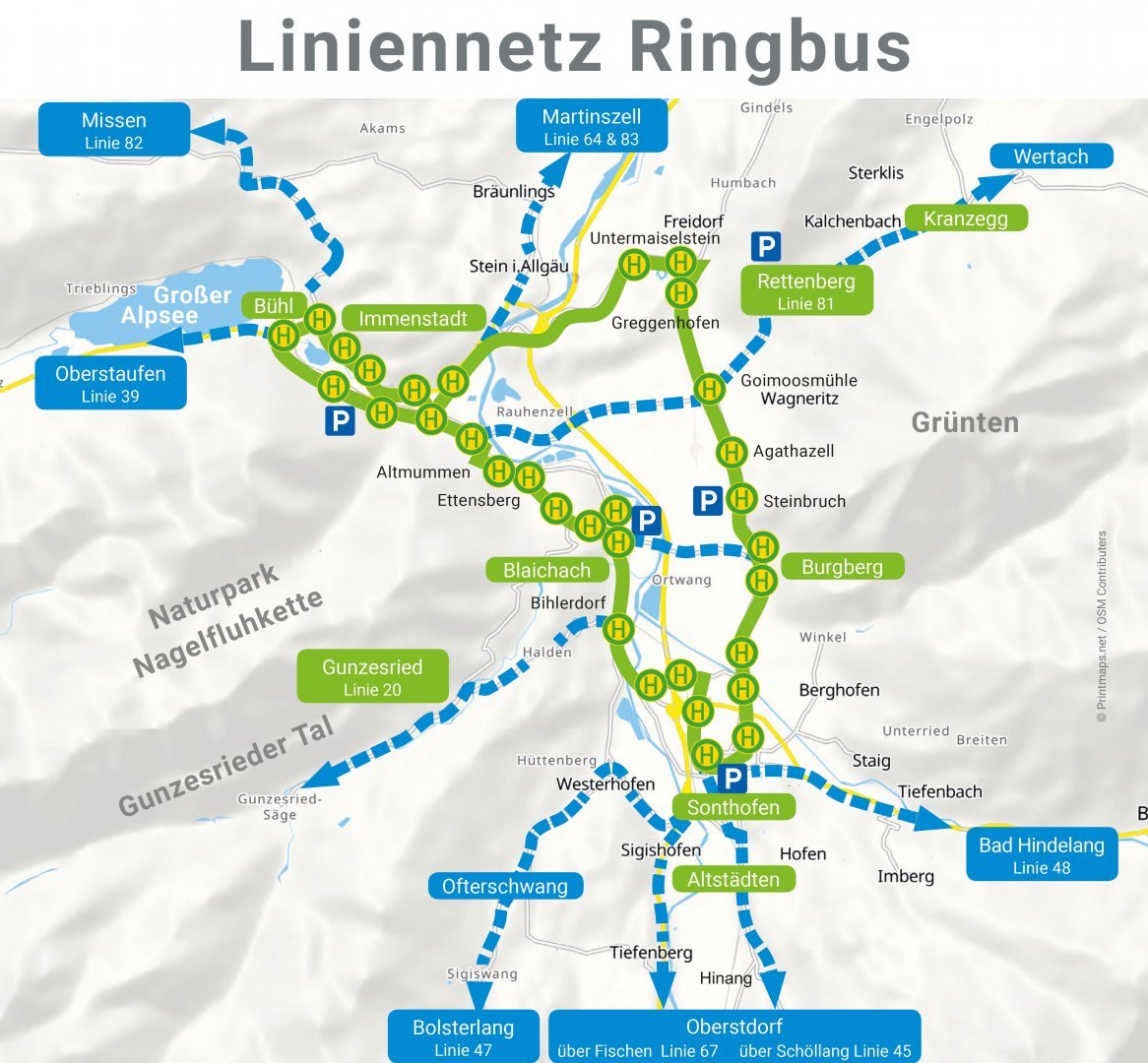 Liniennetz-Ringbus Allgäu