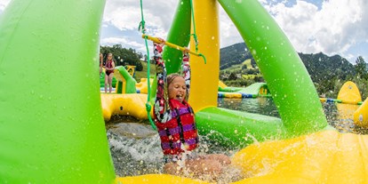 Hotels und Ferienwohnungen im Oberallgäu - Wetter: bei schönem Wetter - Aquapark am Inselsee Allgäu in Blaichach - Aquapark am Inselsee Allgäu in Blaichach 