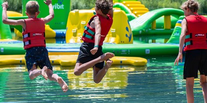 Hotels und Ferienwohnungen im Oberallgäu - Kinder & Familie: kinderwagengeeignet - Aquapark am Inselsee Allgäu in Blaichach - Aquapark am Inselsee Allgäu in Blaichach 