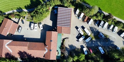 Hotels und Ferienwohnungen im Oberallgäu - Unterkunftsart: Campingplatz - Bayern - Wiesengrund Wohnmobil Stellplatz