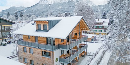 Hotels und Ferienwohnungen im Oberallgäu - Bayern - Die Dorf Suites im Winterkleid - Dorf Suites - natürlich mit Stil
