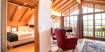 Hotels und Ferienwohnungen im Oberallgäu - Bayern - Alpenhaus Oberstdorf - Wohnzimmer App. 402 | weitBLICK - ALPENHAUS Oberstdorf