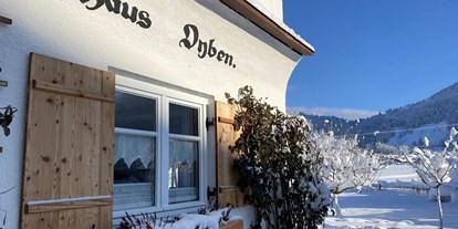 Hotels und Ferienwohnungen im Oberallgäu - Reisegrund: Familienurlaub - Bad Hindelang - Haus Oyben - Ferienwohnungen in Bad Hindelang -  Haus Oyben - Ferienwohnungen in Bad Hindelang