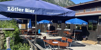 Hotels und Ferienwohnungen im Oberallgäu - Prinze Gumpe - Badegarten in Hinterstein im Allgäu - Naturbad Prinze Gumpe in Bad HIndelang - Hinterstein im Allgäu 
