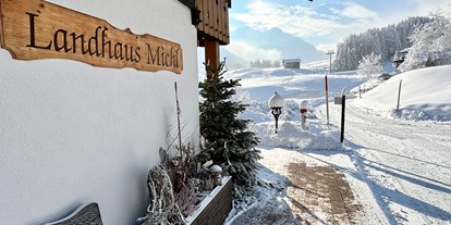 Hotels und Ferienwohnungen im Oberallgäu - Freizeit: Skifahren - Vorarlberg - Landhaus Michl - Ferienwohnungen in Riezlern im Kleinwalsertal