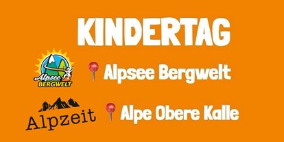 Hotels und Ferienwohnungen im Oberallgäu - Kinder & Familie: Kinderspielplatz - Kindererlebnistag in der Alpsee Bergwelt - Kindererlebnistag in der Alpsee Bergwelt