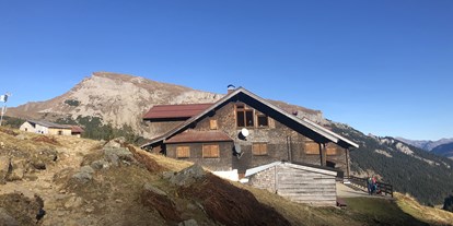 Hotels und Ferienwohnungen im Oberallgäu - Saison: ganzjährig - Schwarzwasserhütte - Blick auf den Ifen  - Schwarzwasserhütte im Kleinwalsertal