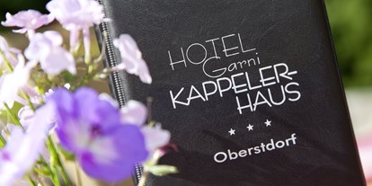 Hotels und Ferienwohnungen im Oberallgäu - Reisegrund: Gruppenaufenthalt - Hotel Garni im Allgäu - Kappeler-Haus in Oberstdorf - Hotel Garni Kappeler-Haus in Oberstdorf im Allgäu