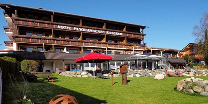 Hotels und Ferienwohnungen im Oberallgäu - Reisegrund: Gruppenaufenthalt - Bayern - Hotel - Pension Kaserer in Fischen im Allgäu - Panorama - Hotel Kaserer in Fischen im Allgäu