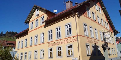 Hotels und Ferienwohnungen im Oberallgäu - Unterkunftsart: Pension, Hotel Garni, Gasthof - Oberallgäu - Gasthof Adler-Post Rettenberg im Allgäu