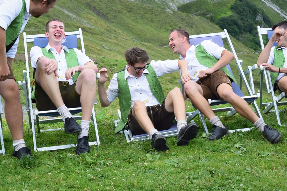 Veranstaltungen im Oberallgäu: Frühschoppen mit 50m Blech auf der Alpe Obere Kalle - Feiertags- Frühschoppen mit 50m Blech auf der Alpe Obere Kalle
