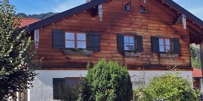 Hotels und Ferienwohnungen im Oberallgäu - Vorteilskarte: Allgäu-Walser-Card - Bolsterlang - Landhaus Paradies - Ferienwohnungen in Bolsterlang - Landhaus Paradies - Ferienwohnungen in Bolsterlang