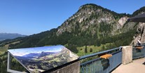 Hotels und Ferienwohnungen im Oberallgäu - Parken & Anreise: Anreise mit ÖPNV möglich - Kanzel Kiosk und Aussichtspunkt am Jochpass Oberjoch - Kanzel Kiosk und Aussichtspunkt am Jochpass Oberjoch