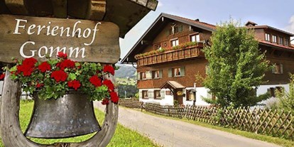 Hotels und Ferienwohnungen im Oberallgäu - Unterkunftsart: Allgäuferien auf dem Bauernhof - Oberallgäu - Ferienhof Gomm