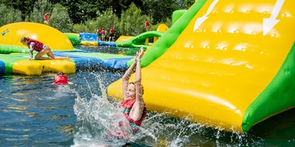 Hotels und Ferienwohnungen im Oberallgäu - Kinder & Familie: kinderwagengeeignet - Bayern - Aquapark am Inselsee Allgäu in Blaichach - Aquapark am Inselsee Allgäu in Blaichach 