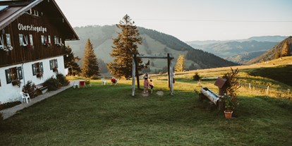 Hotels und Ferienwohnungen im Oberallgäu - Oberstaufen Steibis - Bärlauch Buaba auf der Oberstiegalpe - Bärlauch Buaba auf der Oberstiegalpe