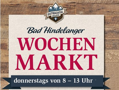 Hotels und Ferienwohnungen im Oberallgäu - Wochenmarkt in Bad Hindelang - Wochenmarkt in Bad Hindelang