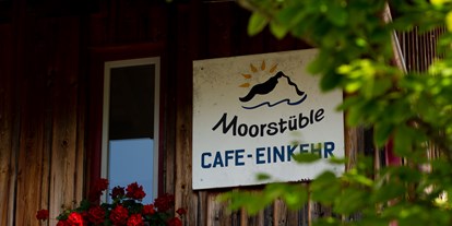 Hotels und Ferienwohnungen im Oberallgäu - Zahlung: Apple Pay - Oberstdorf - Restaurant & Café Moorstüble in Reichenbach - Restaurant & Café Moorstüble in Reichenbach