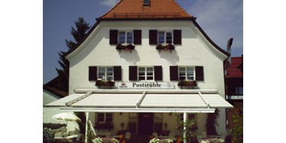 Hotels und Ferienwohnungen im Oberallgäu - Betriebsart | Angebot: Terrasse / Freiluftgastronomie - Poststüble