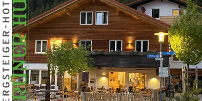 Hotels und Ferienwohnungen im Oberallgäu - Parken & Anreise: Anreise mit ÖPNV möglich - Bad Hindelang - Bergsteiger-Hotel Grüner Hut - Bergsteiger-Hotel Grüner Hut