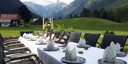 Hotels und Ferienwohnungen im Oberallgäu - Berggasthof - Restaurant Riefenkopf bei Oberstdorf im Allgäu - Berggasthof Riefenkopf im Trettachtal bei Oberstdorf