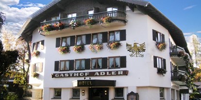 Hotels und Ferienwohnungen im Oberallgäu - Parken & Anreise: kostenloser Parkplatz - Oberstdorf - Hotel Gasthof Adler in Oberstdorf im Allgäu - Hotel Gasthof Adler in Oberstdorf im Allgäu