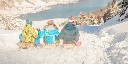 Hotels und Ferienwohnungen im Oberallgäu - Kinder & Familie: kinderwagengeeignet - Bayern - Alpsee Bergwelt mit Alpsee Coaster im Winter - Alpsee Bergwelt mit Alpsee Coaster im Winter
