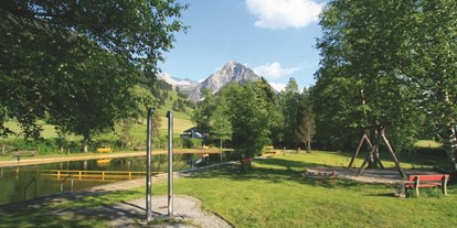 Hotels und Ferienwohnungen im Oberallgäu - Kategorien: Freibad / See - Moorbad & Moorstüble in Oberstdorf - Reichenbach - Naturfreibad am Moorstüble in Reichenbach