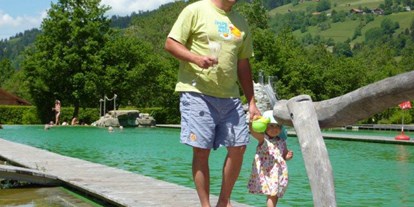 Hotels und Ferienwohnungen im Oberallgäu - Saison: Sommer - Naturbad Hindelang