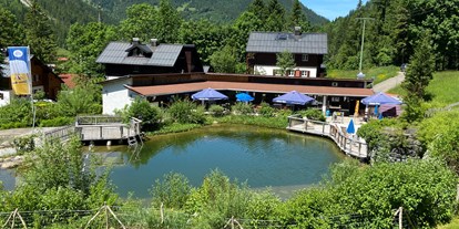 Hotels und Ferienwohnungen im Oberallgäu - Kategorien: Freibad / See - Prinze Gumpe - Naturbad in Hinterstein im Allgäu - Naturbad Prinze Gumpe in Bad HIndelang - Hinterstein im Allgäu 