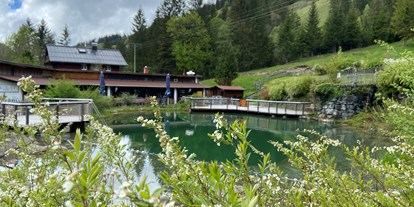 Hotels und Ferienwohnungen im Oberallgäu - Deutschland - Badegarten Prinze Gumpe in Hinterstein im Allgä - Naturbad Prinze Gumpe in Bad HIndelang - Hinterstein im Allgäu 
