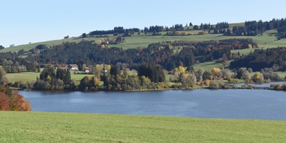 Hotels und Ferienwohnungen im Oberallgäu - Wetter: bei schönem Wetter - Sulzberg (Landkreis Oberallgäu) - Rottachsee - Badesee und Ausflugsziel im Allgäu - Rottachsee - Badesee und Ausflugsziel im Allgäu 