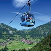 Ausflugsziele im Oberallgäu: Bergbahnen im Allgäu - Hornbahn in Bad Hindelang - Hornbahn Bad Hindelang im Allgäu im Sommer