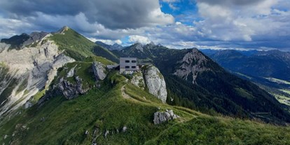 Hotels und Ferienwohnungen im Oberallgäu - Parken & Anreise: keine Anreise mit PKW möglich - Vorarlberg - Bad Kissinger Hütte - Bad Kissinger Hütte