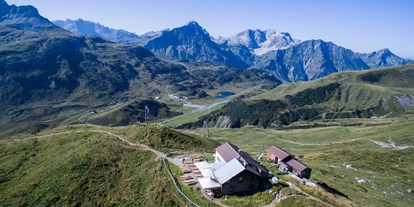 Hotels und Ferienwohnungen im Oberallgäu - Kategorien: Hüttenführer - Österreich - Widdersteinhütte gegenüber den Lechtaler Alpen