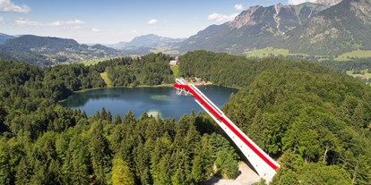 Hotels und Ferienwohnungen im Oberallgäu - Parken & Anreise: kostenpflichtige Parkplätze - Skiflugschanze in Oberstdorf im Allgäu  - Skiflugschanze Oberstdorf