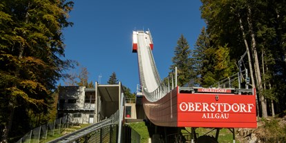 Hotels und Ferienwohnungen im Oberallgäu - Kategorien: Sehenswürdigkeit - Skiflugschanze in Oberstdorf im Allgäu - Skiflugschanze Oberstdorf
