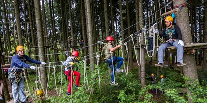 Hotels und Ferienwohnungen im Oberallgäu - Kinder & Familie: Kinder sind willkommen - Kletterwald - Hochseilgarten Grüntensee im Allgäu - Kletterwald - Hochseilgarten Grüntensee