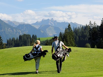 Hotels und Ferienwohnungen im Oberallgäu - Golfplatz Oberallgäu in den Hörnerdörfern im Allgäu - Golfplatz Oberallgäu in Bolsterlang im Allgäu