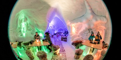 Hotels und Ferienwohnungen im Oberallgäu - Parken & Anreise: keine Anreise mit PKW möglich - Bayern - Eishotel auf dem Nebelhorn über Oberstdorf im Allgäu - Iglu Lodge - das Eishotel auf dem Nebelhorn