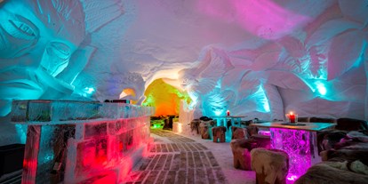 Hotels und Ferienwohnungen im Oberallgäu - Kategorien: Outdoorattraktion - Iglu Lodge - Eishotel auf dem Nebelhorn über Oberstdorf - Iglu Lodge - das Eishotel auf dem Nebelhorn
