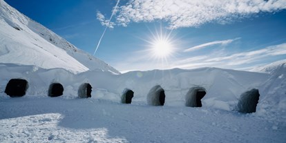 Hotels und Ferienwohnungen im Oberallgäu - Saison: Winter - Bayern - Iglu Lodge - Eishotel auf dem Nebelhorn über Oberstdorf - Iglu Lodge - das Eishotel auf dem Nebelhorn