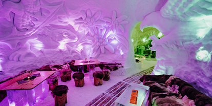 Hotels und Ferienwohnungen im Oberallgäu - Saison: Winter - Oberstdorf Am Nebelhorn - Iglu Lodge - Eishotel auf dem Nebelhorn über Oberstdorf - Iglu Lodge - das Eishotel auf dem Nebelhorn