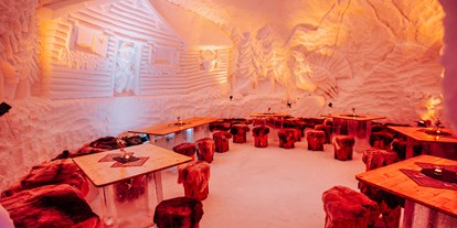 Hotels und Ferienwohnungen im Oberallgäu - Oberstdorf - Iglu Lodge - Eishotel auf dem Nebelhorn über Oberstdorf - Iglu Lodge - das Eishotel auf dem Nebelhorn