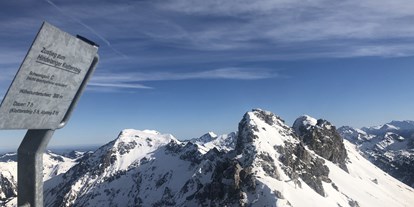 Hotels und Ferienwohnungen im Oberallgäu - Kategorien: Naturerlebnis - Bayern - Skigebiet Nebelhorn über Oberstdorf im Oberallgäu - Die Nebelhornbahn im Winter 