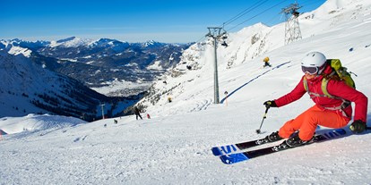 Hotels und Ferienwohnungen im Oberallgäu - Wetter: bei jedem Wetter - Skigebiete im Allgäu - die Nebelhornbahn über Oberstdorf - Die Nebelhornbahn im Winter 