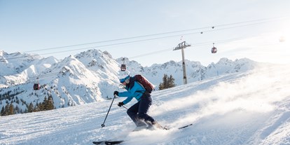 Hotels und Ferienwohnungen im Oberallgäu - Snowboard- und Skiparadies Fellhorn - Kanzelwand im Allgäu / Kleinwalsertal - Die Fellhornbahn - Zwei-Länder-Pistenspaß