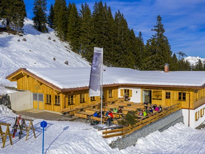 Hotels und Ferienwohnungen im Oberallgäu - Oberstdorf - Snowboard- und Skiparadies Fellhorn - Kanzelwand im Allgäu / Kleinwalsertal - Die Fellhornbahn - Zwei-Länder-Pistenspaß