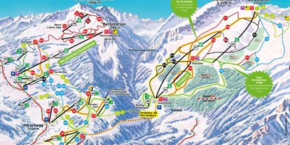 Hotels und Ferienwohnungen im Oberallgäu - Kategorien: Outdoorattraktion - Vorarlberg - Skigebiete Allgäu -und Kleinwalsertal - die Heubergarena  - Parsenn- und Heubergarena - Skiliftverbund im Kleinwalsertal