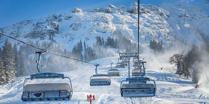 Hotels und Ferienwohnungen im Oberallgäu - Saison: Winter - Skigebiet Bad Hindelang-Oberjoch im Allgäu - Skigebiet Hindelang-Oberjoch
